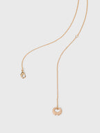 Long beaded fish necklace - Golden - View 4