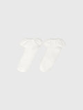 Lace frill socks - White - View 1