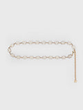Chain belt with gold links - Golden / silver - View 1
