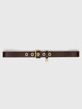 Miss M leather belt - Dark brown - View 1
