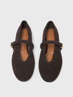 Suede ballet flats - Brown - View 3