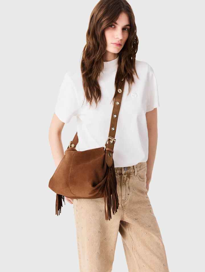 Suede Miss M bag - Camel - View 2