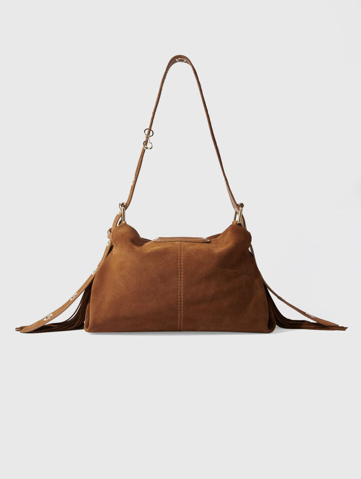 Suede Miss M bag - Camel - View 3