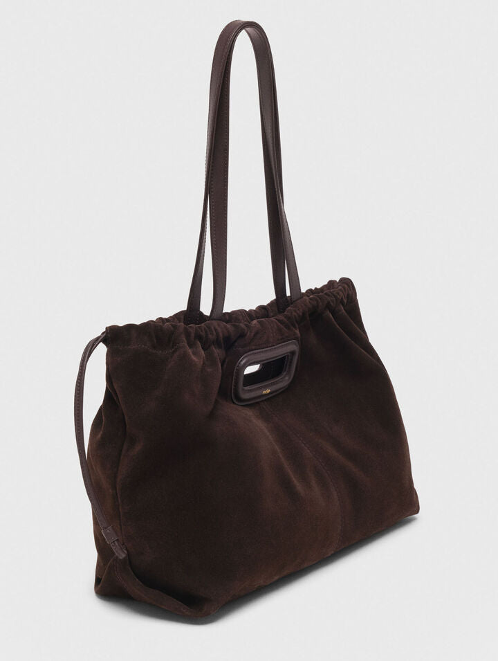 Suede Milpli tote bag - Dark brown - View 2