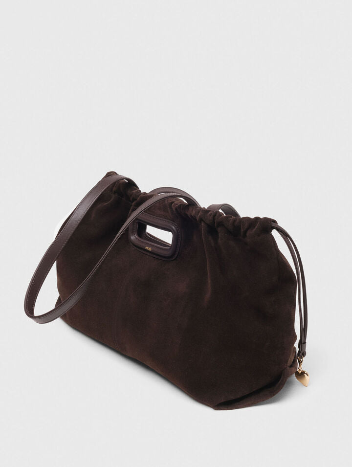 Suede Milpli tote bag - Dark brown - View 4