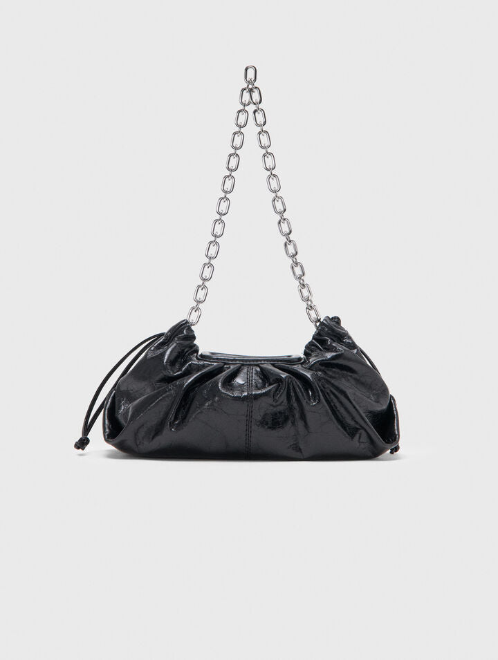 Crackled leather Milpli - Black - View 2