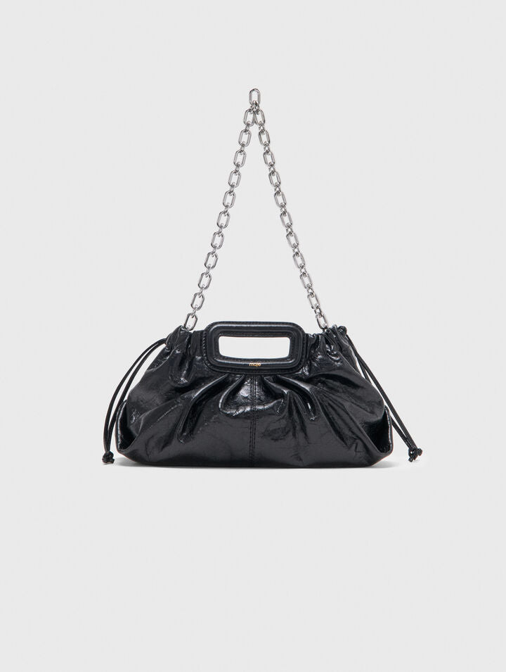 Crackled leather Milpli - Black - View 3