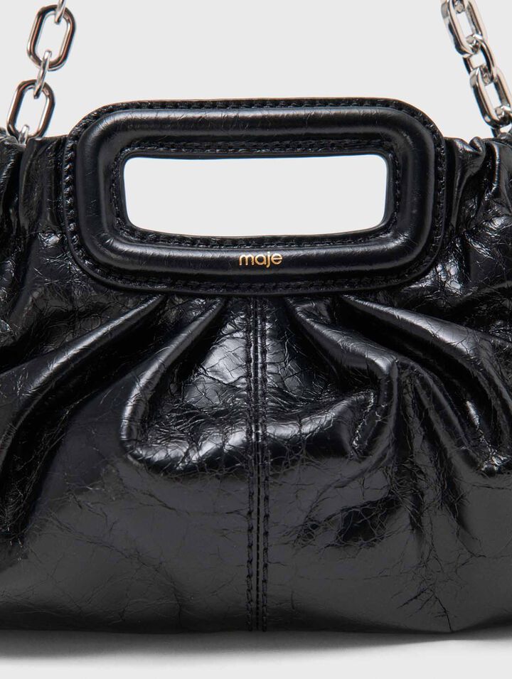 Crackled leather Milpli - Black - View 4