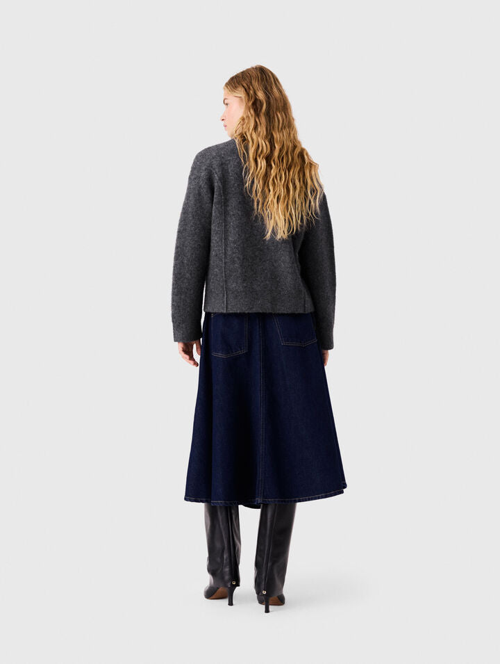 Yak cardigan - Grey - View 2