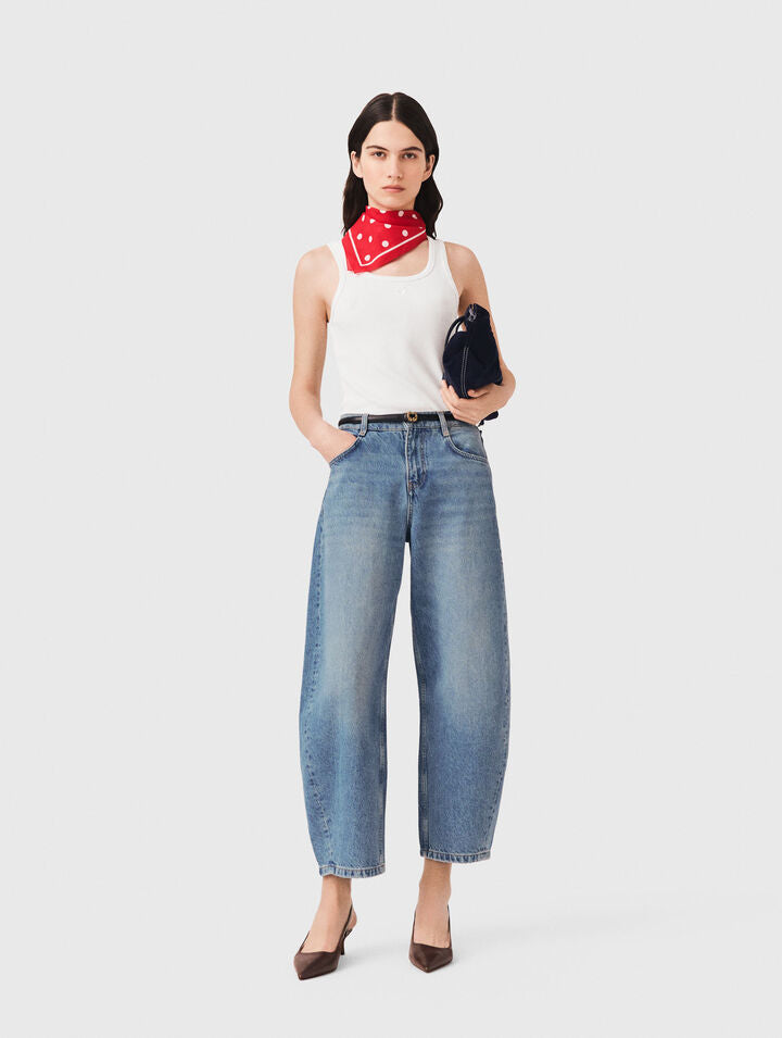 Balloon jeans - Blue - View 1