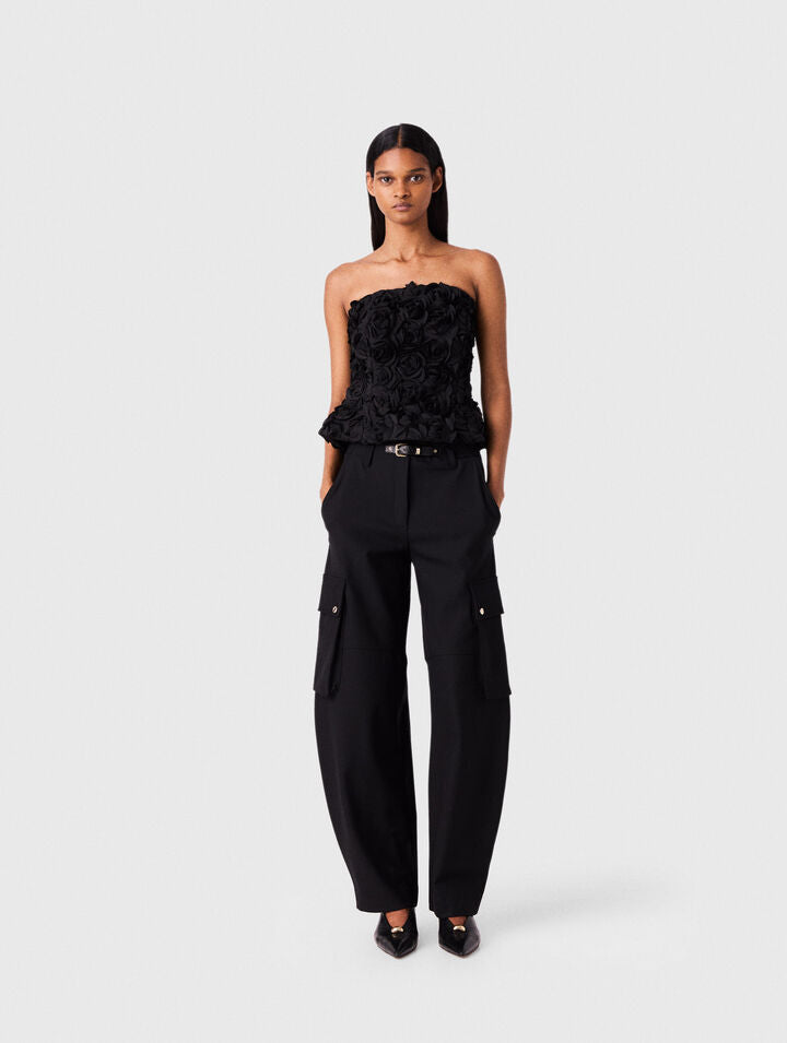 Cargo trousers - Black - View 1