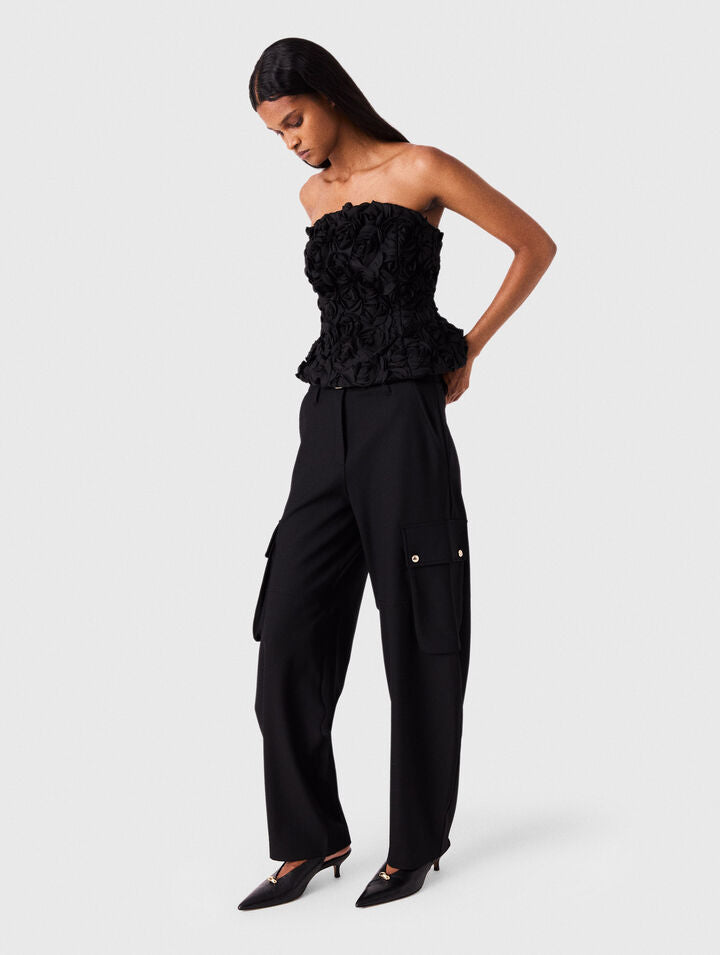 Cargo trousers - Black - View 4
