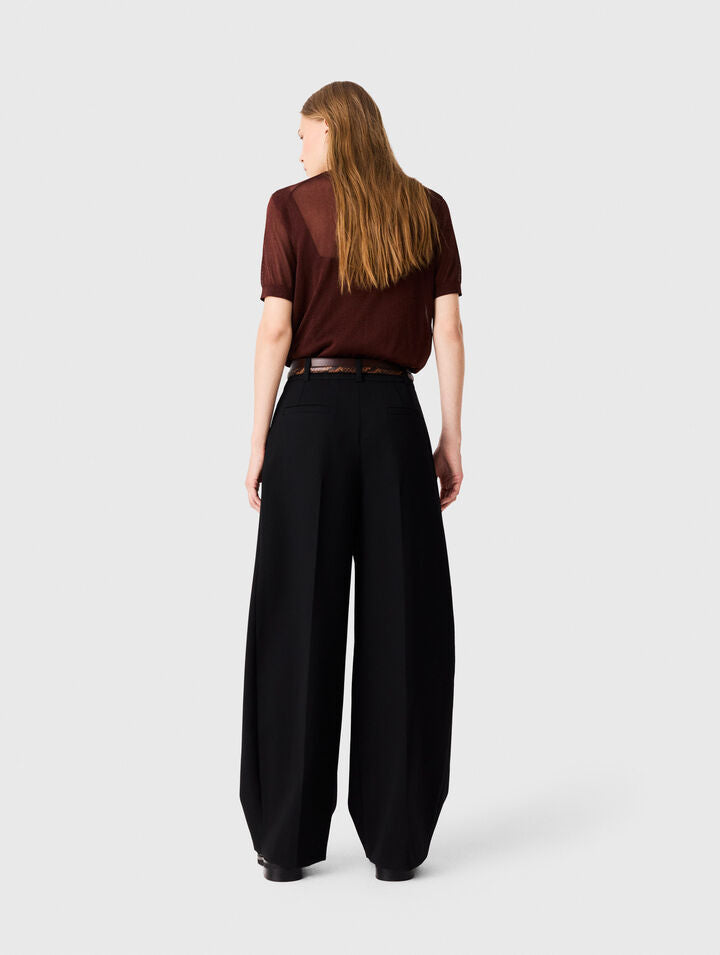 Balloon suit trousers - Black - View 2