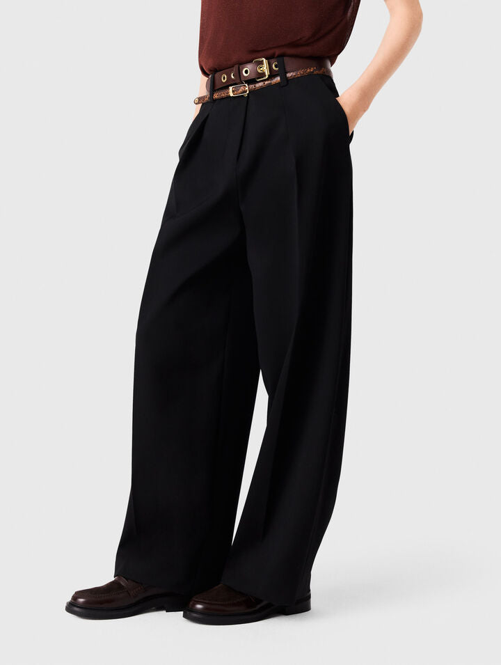 Balloon suit trousers - Black - View 4