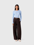 Lurex knit jumper - Blue Sky - View 1
