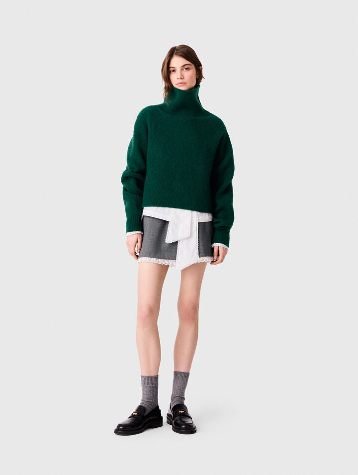 Yak jumper - Bottle Green - View 1