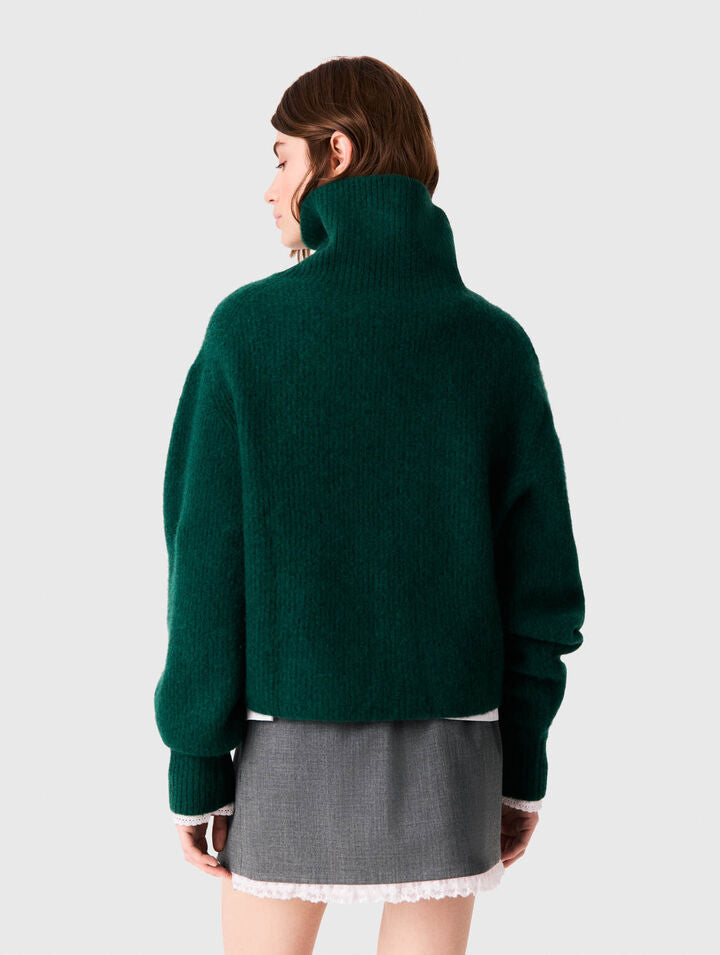 Yak jumper - Bottle Green - View 2