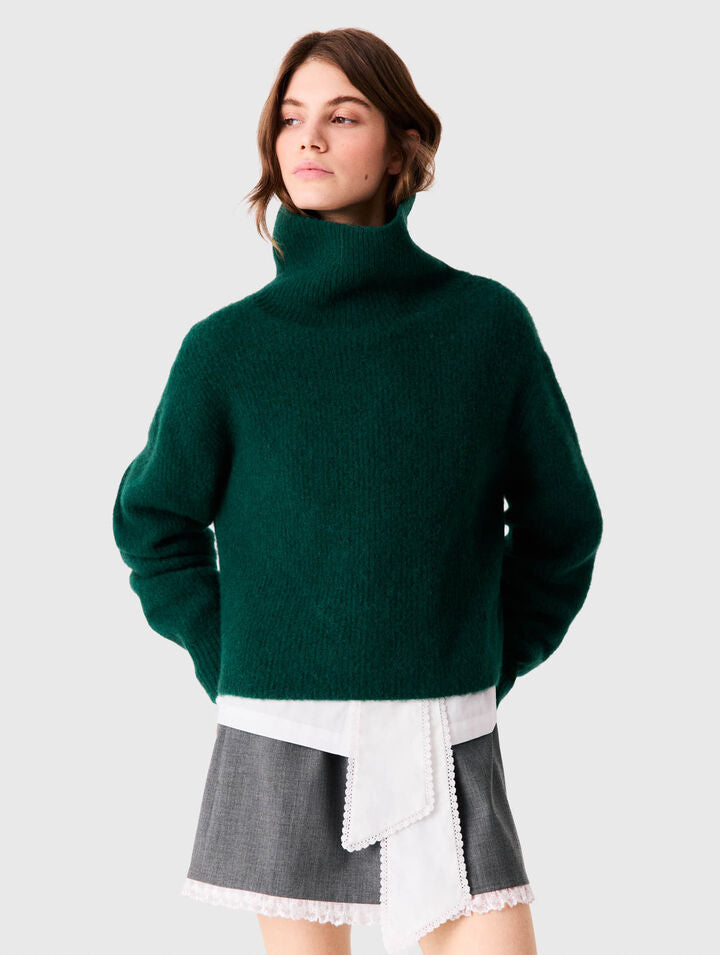 Yak jumper - Bottle Green - View 3