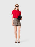 T-shirt with embroidered logo - Red - View 1